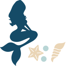 Mermaid P6 Outline Svg Vector, Free Vectors File